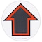 Brady Floor Sign, 17in Dia x 0.011in D, Polyester 104489 - alternate 1