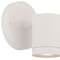 Homeroots White LED One Light Outdoor Can Shape Wall Sconce 398817 - alternate 5