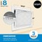 Simply 8x19.5x1 Merv 8, Pleated Air Filter, High Capacity, 4PK S-08-04-81951 - alternate 6