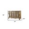 Homeroots 66in Gold Solid Wood Carved Scrollwork Seven Drawer Sideboard with Two Doors 347057 - alternate 4