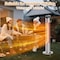 Edendirect 1500-Watt 11.22 in. Electric White Infrared Convection Heater Space Heater with remote control ZR-PSG-15R-Tall - alternate 7