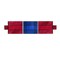 Mytee Products Heavy Duty 18oz 3 Pc Lumber Tarp (8 ft Drop) - Red Ends - Blue Mid 3PCLT-R-BL-R - alternate 1