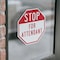 Signmission Stop For Attendant, 6 inch X 6 inch, Vinyl Decal, 2PK OC-D-2PACK-6-208 - alternate 3