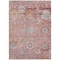 Homeroots 3' X 5' Pink Gray And Gold Floral Washable Indoor Outdoor Area Rug 604084 - alternate 8