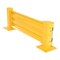 Vestil Steel Hinged Guard Rail 41.875 In. Length 3 Ribbed Gate Yellow GR-F3R-GBS-4-YL - alternate 2