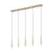 Z-Lite Forest 5 Light Linear Chandelier, Modern Gold, 42 In W 919MP12-5L-MGLD-LED - alternate 1