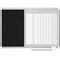 Mastervision In/Out Board, Steel, 24 in, 36 in, Aluminum Frame, Black/White, Matte GA0387830 - alternate 1