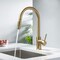 Kibi Circular Single Handle Pull Down Kitchen Faucet KKF2013BB - alternate 5