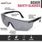 Bison Life Boxer Black Temples, Safety Glasses, Anti-Fog & Anti-Scratch, Gray/Black Lens ZH-BXSG-GYLBKT-MS16 - alternate 7
