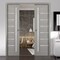 Sartodoors Slab Interior Door, 42" x 96", Gray QUADRO4088S-SSS-4296 - alternate 1