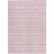Homeroots 8' X 10' Pink And Ivory Geometric Washable Indoor Outdoor Area Rug 613798 - alternate 8