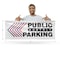 Signmission Public Monthly Parking Left, 18 Inch x 48 Inch, Vinyl Banner B-30819 - alternate 5