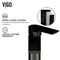 Vigo Norfolk Single Handle Single-Hole Bathroom Vessel Faucet in Matte Black VG03027MB - alternate 6