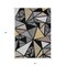 Homeroots 3' X 5' Black Beige And Gray Geometric Washable Indoor Outdoor Area Rug 600348 - alternate 7