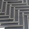 Apollo Tile Mirari 12x12 in. Gray Glossy Glass Herringbone Mosaic Wall Tile (4.59 sq ft/case) 5PK APLMNC8808GRA - alternate 9