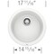 Blanco Bar Sink, 1 bowl, Silgranit, 17.72 in W x 17.72 in L x 6.87 in H 511631 - alternate 3