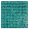 Apollo Tile Skosh 11.6in x 11.6in Glossy Cerulean Green Glass Mosaic Wall and Floor Tile 18.69 sqft/case, 20PK APLNB88GN435A - alternate 1