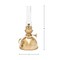 Kings County Tools Oil Lamp 9 in Tall Lamp with Antique-Style Brass Body & Glass Chimney Decorative Kerosene Lantern GW78A05-01 - alternate 5
