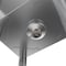 Koolmore 1 Compartment Stainless Steel NSF Commercial Kitchen Prep & Utility Sink with Drainboard SA101410-12L3 - alternate 9
