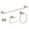 Symmons Dia 4 Piece Bath Hardware Set with Toilet Paper Holder, Robe Hook, Towel Ring, 18 in. Towel Bar 35AC4BUNDLESTN - alternate 1