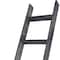 Homeroots 4 Step Blackwash Rustic Wood Ladder Shelf 380326 - alternate 5