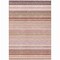 Homeroots 9' X 12' Pink Blush And Burgundy Striped Washable Indoor Outdoor Area Rug 614825 - alternate 7