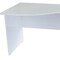 Homeroots 55" White Computer Desk With Two Drawers 249797 - alternate 4
