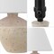 Jonathan Y Myron 18 in. Minimalist Scandinavian Concrete Effect Resin/Iron LED Table Lamp, Cream, 2PK JYL5606C-SET2 - alternate 7