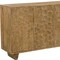 Homeroots 70" Brown Distressed Solid Wood Carved Floral Sideboard with Four Doors 634314 - alternate 8