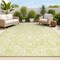 Jonathan Y Tela Bohemian Textured Weave Floral Green/Cream 4 ft. x 6 ft. Indoor/Outdoor Area Rug SMB100D-4 - alternate 1
