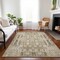 Homeroots 8' X 10' Beige Ivory And Tan Moroccan Washable Indoor Outdoor Area Rug 577178 - alternate 8