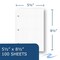 Roaring Spring Case of Loose Leaf Graph Paper, 100 sht/pk, 8.5"x5.5", 5x5 Graph Ruled Filler Paper, 3-hole Punched 20815cs - alternate 6