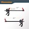 Powertec 6in & 12in Bar Clamps, Spreaders 6PK & 2-4in Spring Clamps 10PK, Trigger Clamps & Plastic Clips Set 71941N - alternate 7