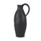 Homeroots 15" Black Ceramic Bud Jug Vase 608606 - alternate 1