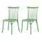 Homeroots Set of Four 22" Green Heavy Duty Plastic Outdoor Stacking Dining Chairs 565183 - alternate 5