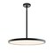 Afx Edge Round, LED Pendant, 24"W, 120-277V, 2700K/3000K/3500K/4000K/5000K Adj. Color Temp, Black EGRP24LAJUDBK - alternate 1