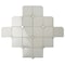Apollo Tile Pearl White 12x12 Thassos, Shell Marble Floor and Wall Mosaic Tile 4.51 sqft/case, 5PK APLALA88S18A - alternate 1