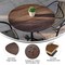 Flash Furniture TopGuard 31.5" Round Dark Brown Outdoor Tabletop with Seamless Surface Technology ST-RD800B-1-M-3A-W-BR-GG - alternate 10