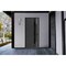 Vdomdoors Front Exterior Prehung Steel Door Ronex0144 Grey Entry Metal Modern Painted W36xH80 Left hand RONEX0144EXD-GRE-W36 x H80-LH-I - alternate 5