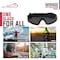 Bison Life Safety Goggles, Black Lens, Anti-Fog & Anti-Scratch, Elastic Strap, Mirage Series SH-MRSG-BKLBKS-MS19 - alternate 9