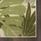 Homeroots 6' Ivory And Green Palm Leaf Indoor Outdoor Runner Rug 548033 - alternate 9