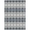 Homeroots 10' X 14' Gray Black And Green Geometric Washable Indoor Outdoor Area Rug 597907 - alternate 7