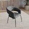 Leisuremod Gavin Series Modern Chair Black Frame in Charcoal GDC52CH - alternate 7