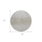 Homeroots 8' Taupe Green And Ivory Round Abstract Washable Indoor Outdoor Area Rug 603109 - alternate 9