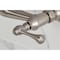 Kingston Brass Two-Handle Wall Mount Bridge Kitchen Faucet, Brushed Nickel KS3258BL - alternate 6
