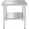 Amgood 30 in. x 36 in. All Stainless Steel Work Table, 35in. Height Commercial Prep Table with AMG WTSS-3036-Z - alternate 9