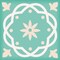 Homeroots 5" X 5" Aquamarine Mosaic Peel And Stick Removable Tiles 390824 - alternate 3