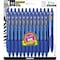 Zebra Pen Z-Grip Ballpoint Pen, Retractable, Medium 1 mm, Blue Ink, Translucent Blue/Blue Barrel, PK24 12225 - alternate 1