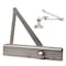 Global Door Controls Slimline Heavy Duty ADA Commercial Door Closer with Hold Open Cush-N-Stop Arm in Aluminum-Sizes 1-6 TC4361HOACNS-AL - alternate 1