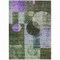Homeroots 9' X 12' Olive Green Charcoal And Purple Geometric Washable Indoor Outdoor Area Rug 604340 - alternate 8